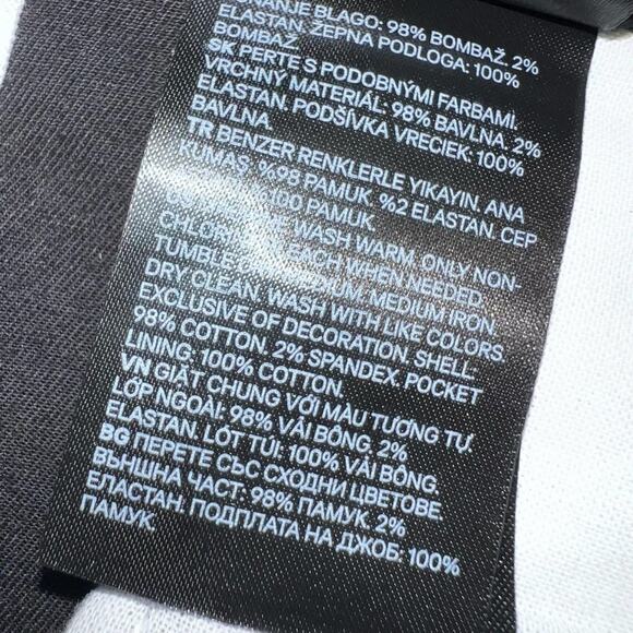 H&M regular fit coupe standard black pants size 36 NWT - Picture 8 of 8